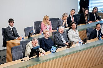 Gitanas Nausėda Seime skaito pirmąjį savo metinį pranešimą Gitanas Nausėda Seime skaito pirmąjį savo metinį pranešimą