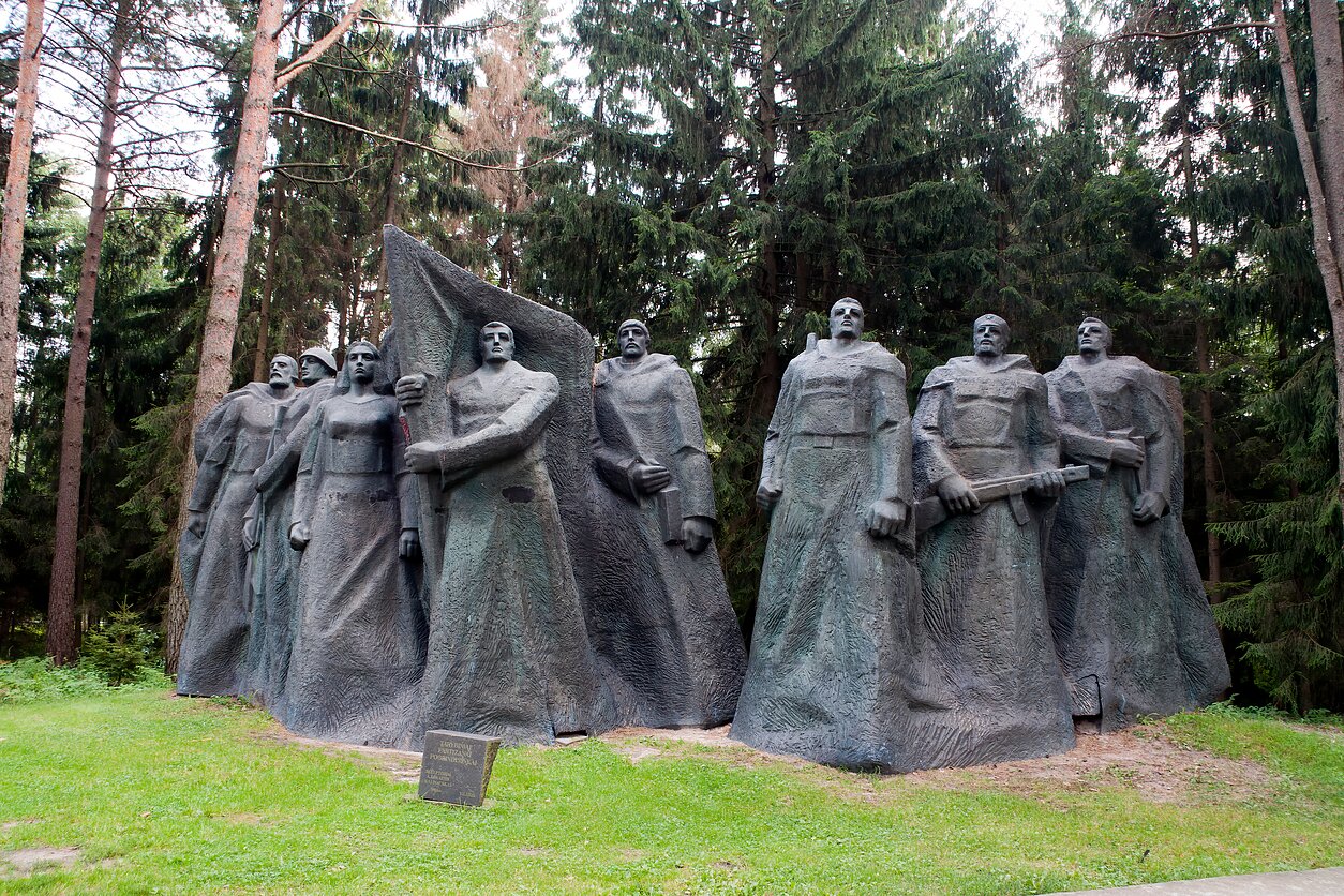 Soviet monuments at Grūtas Park in Lithuania