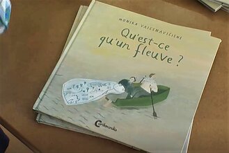 Monika Vaicenavičienė and her book, What is a River?