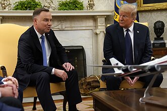 Andrzej Duda i Donald Trump