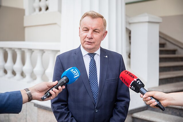Ekonomikos ir inovacijų ministras Sinkevičius: manau, kad verslas turėtų eliminuoti „valdininkišką“ faktorių