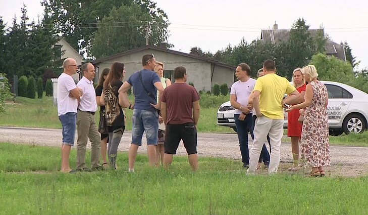 Namų statymui prieštaraujantys gyventojai