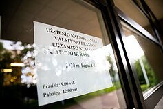 Anglų kalbos egzaminas. 