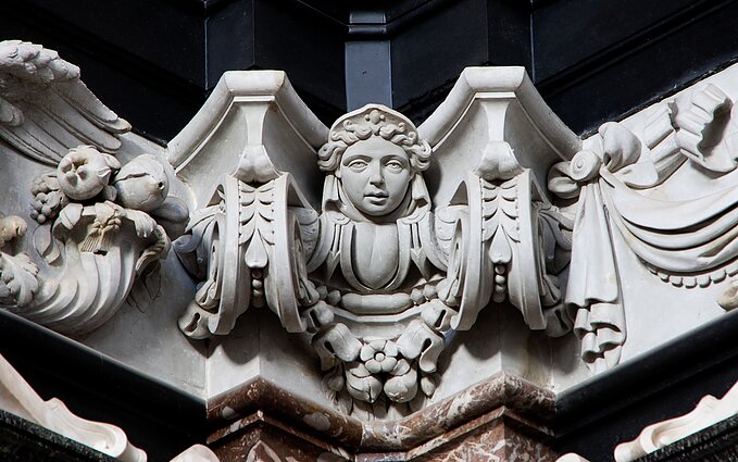 Šv. Kazimiero koplyčios interjero detalė