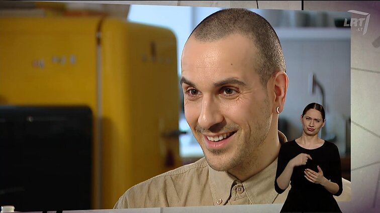 Stilius. Vaidotas Valiukevičius: supratau, kad ne televizija bloga, o manyje kažkas ne taip (su vertimu į gestų k.)