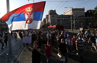 Protestai Serbijoje, Belgrade