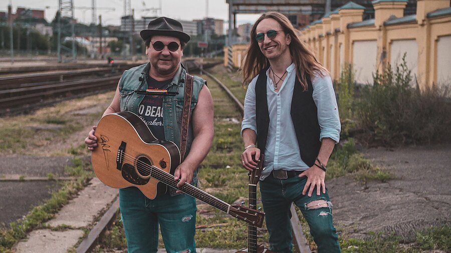 Robertas Semeniukas (dešinėje) ir Aleksandras Belkinas