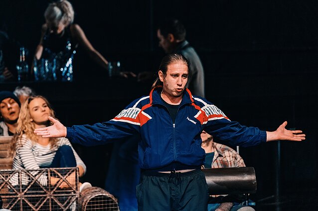 Marius Repšys-Vandalas spektaklyje „Išvarymas“