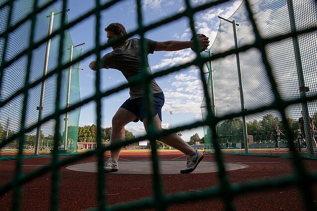 A discus throwing competition in Vilnius