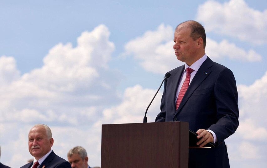Lithuanian Prime Minister Saulius Skvernelis Lithuanian Prime Minister Saulius Skvernelis