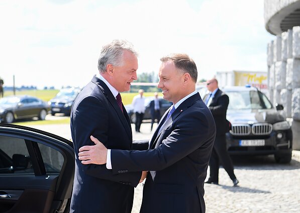 Gitanas Nausėda and Andrzej Duda