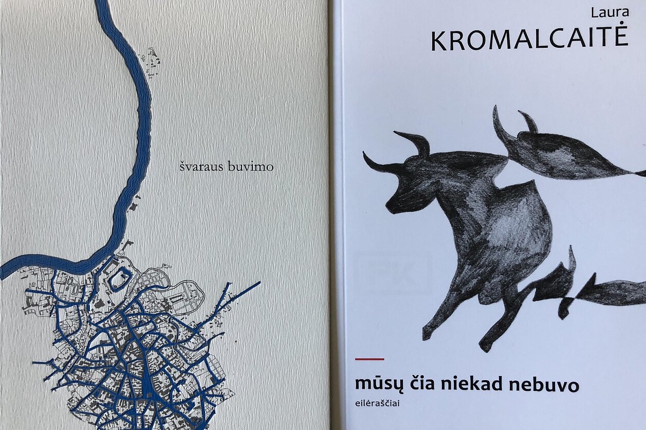 Mariaus Buroko ir Lauros Kromalcaitės poezijos knygos