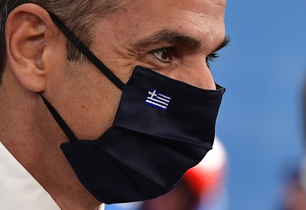 Graikijos ministras pirmininkas Kyriakos Mitsotakis Graikijos ministras pirmininkas Kyriakos Mitsotakis