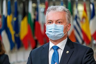 Gitanas Nausėda in Brussels