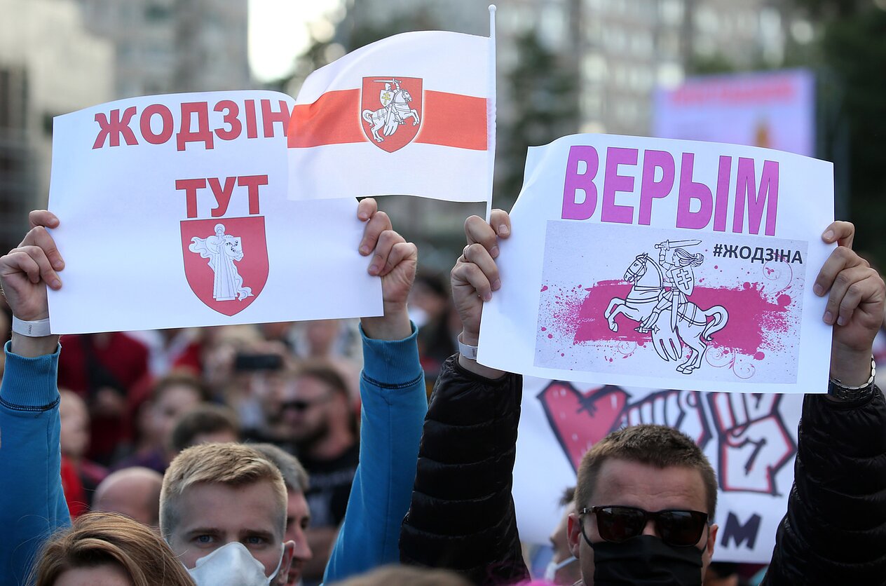 Vida Press nuotr., Protestai Baltarusijoje