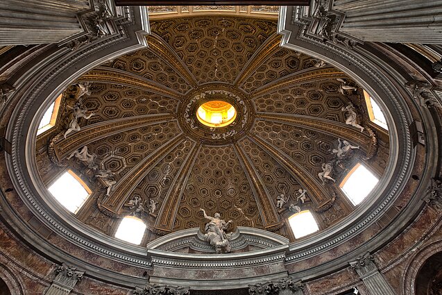 Romos S. Andrea al Quirinale bažnyčios kupolas