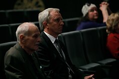 Atsisveikinimas su Gražina Balandyte: velionės vyras Andrius Čygas, Egidijus Stancikas