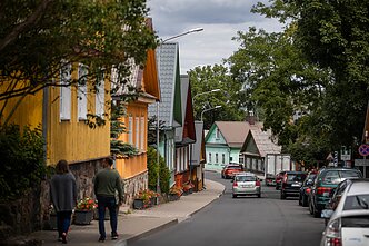 Karaim Street in Trakai Karaim Street in Trakai