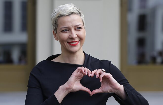 Maryja Kalesnikava: permainų proceso Baltarusijoje jau nesustabdysi