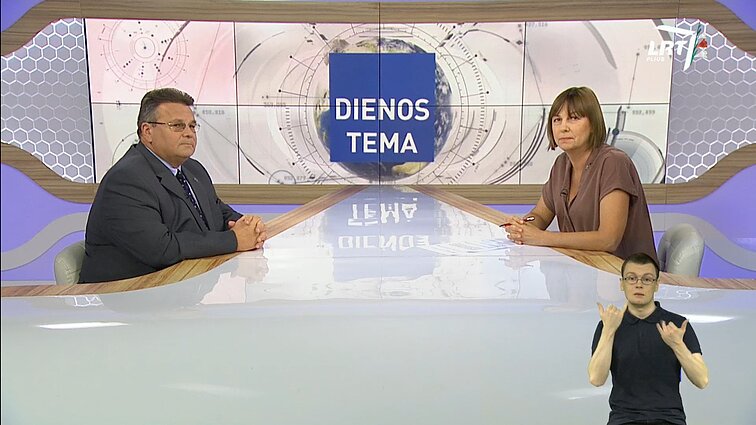Dienos tema. Linkevičius: Lukašenka faktiškai laidoja šalies nepriklausomybės likučius (su vertimu į gestų k.)