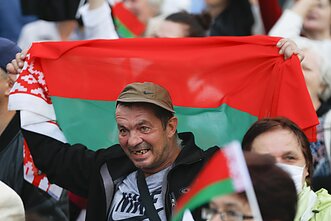 Protestai Baltarusijoje. A. Lukašenkos remėjas