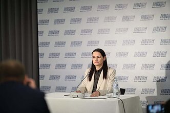 Sviatlana Cichanouskaja VIlniuje