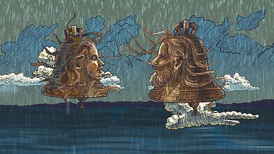 Kadras iš naujojo „Skylės" klipo