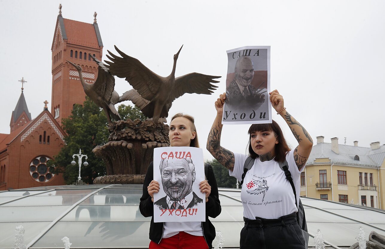 Protestai Baltarusijoje