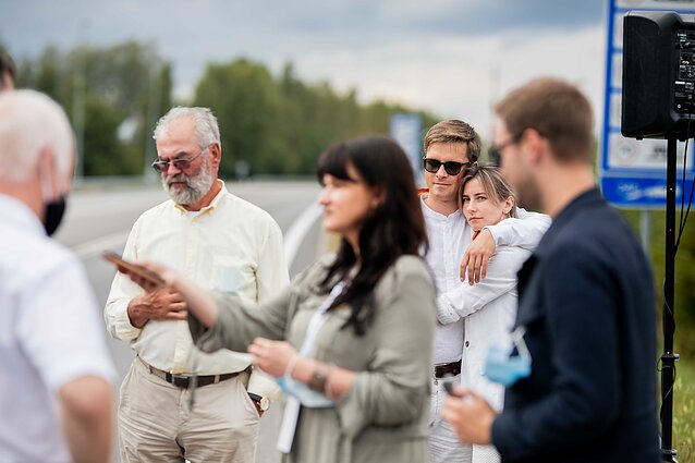 Renginio „Laisvės kelias“ dalyviai