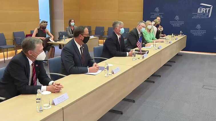 JAV valstybės sekretoriaus pavaduotojas atvyko į Vilnių: bendravo ir su Cichanouskaja