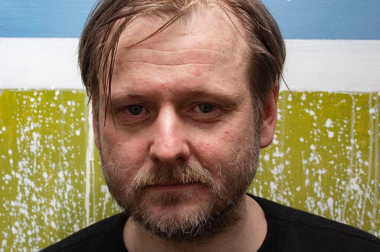 Po koncerto. Dainininkas ir muzikantas Darius Žvirblis.