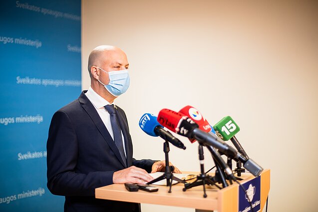 Veryga: esame netoli ribos, gali būti, kad jau savaitgalį, nuvykus į Latviją, tektų izoliuotis