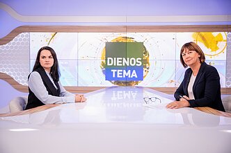 Sviatlana Cichanouskaja LRT TELEVIZIJOS laidoje „Dienos tema“