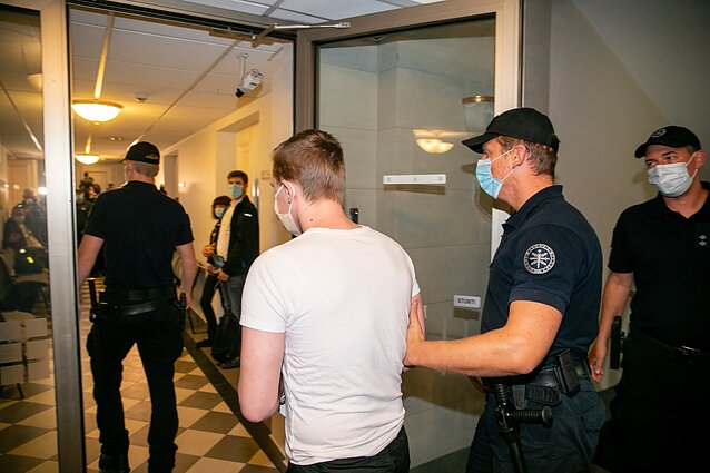 Teroro aktą Vilniuje įvykdyti pasikėsinęs studentas Gediminas Beržinskas Teroro aktą Vilniuje įvykdyti pasikėsinęs studentas Gediminas Beržinskas