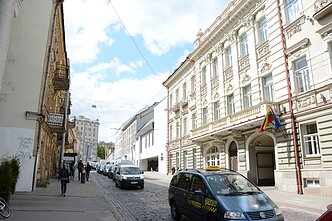 J. Basanavičiaus gatvė šiandien J. Basanavičiaus gatvė šiandien