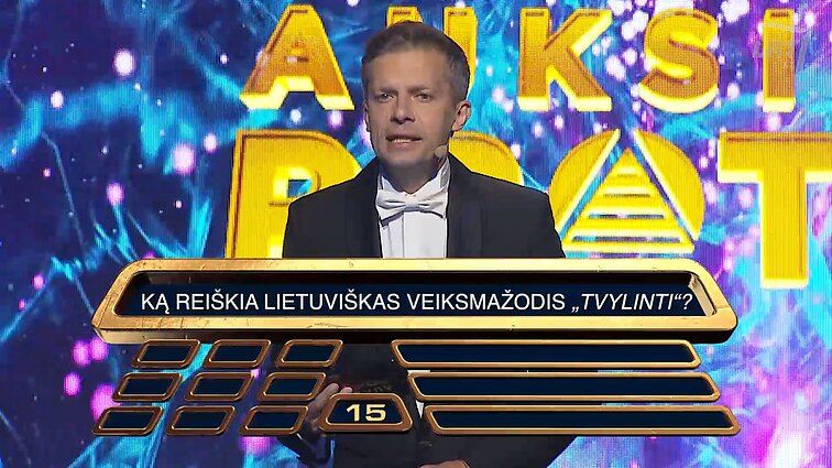 Auksinis protas. Ką reiškia lietuviškas veiksmažodis „tvylinti“?