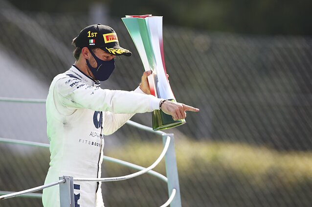 Sportas. Orai. Neįtikėtinose Italijos „F-1“ lenktynėse –„AlphaTauri“ piloto Pierre‘o Gasly pirmoji karjeros pergalė