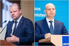 Saulius Skvernelis ir Aurelijus Veryga