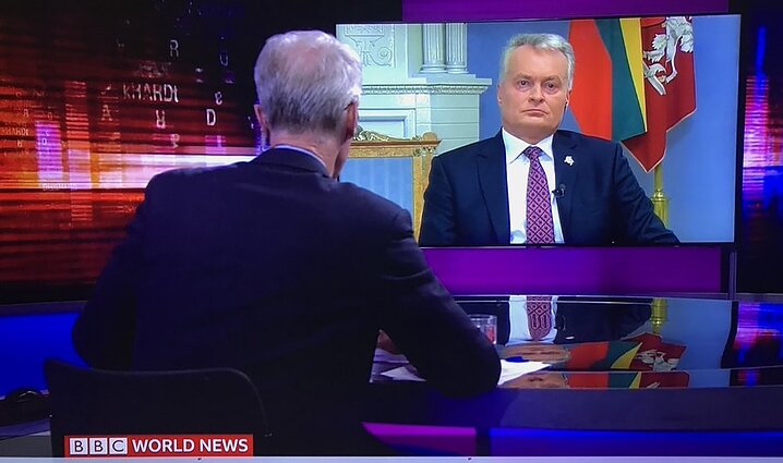 Lithuanian President Gitanas Nausėda on BBC HARDtalk