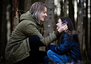 Eglė Vaitkevičienė and her daughter