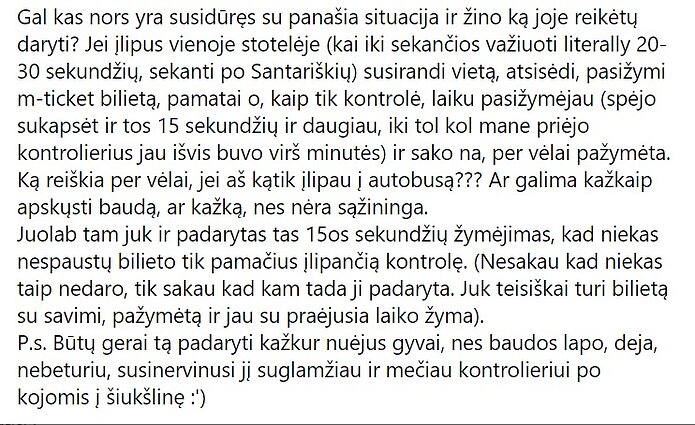 Feisbuko pranešimas Feisbuko pranešimas