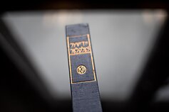 Umos Olkienickos suprojektuota YIVO emblema. Iš LNB judaikos rinkinio