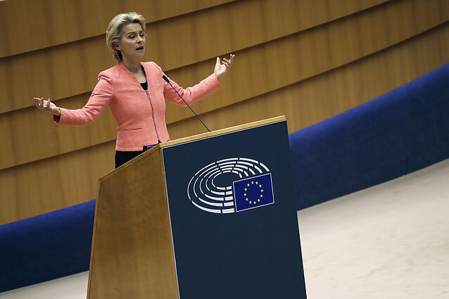 Ursulos von der Leyen metinis pranešimas