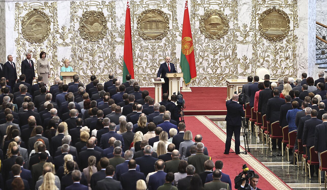 The secret inauguration of Alexander Lukashenko, September 2020 The secret inauguration of Alexander Lukashenko, September 2020