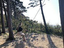 Sūpynės netoli Olando Kepurės skardžio