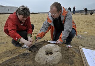 Germanų gyvenvietės archeologiniai kasinėjimai Vokietijoje