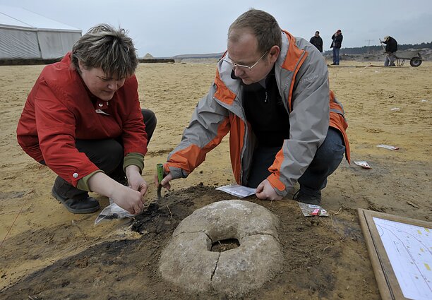 Germanų gyvenvietės archeologiniai kasinėjimai Vokietijoje