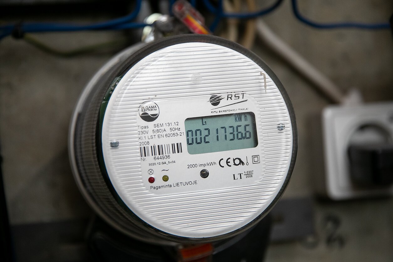 Elektros skaitiklis (asociatyvi nuotr.)
