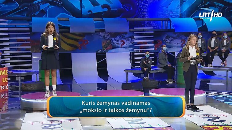 Lietuvos tūkstantmečio vaikai. Kuris žemynas vadinamas „mokslo ir taikos žemynu“?