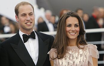 Princas Williamas ir hercogienė Catherine 